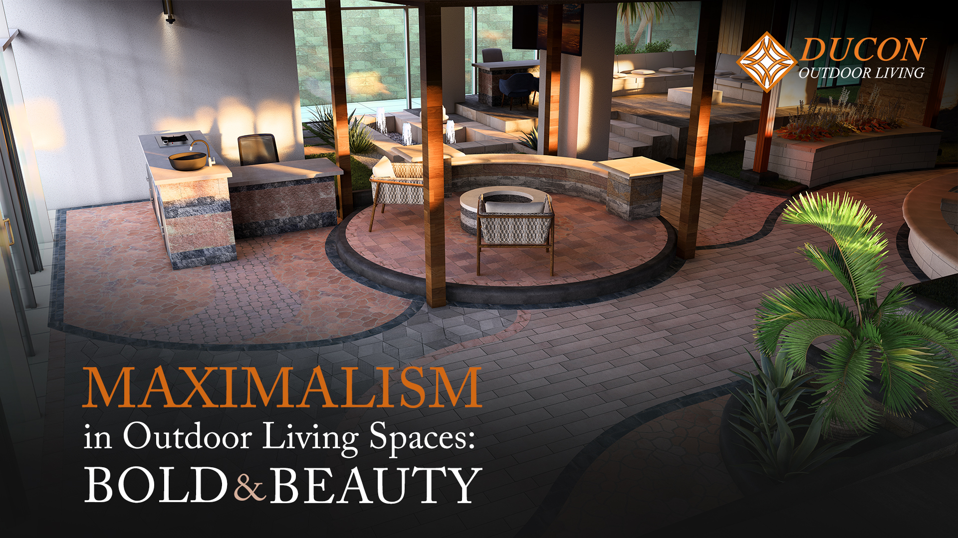 Maximalism in Outdoor Living Spaces: Bold & Beautiful.